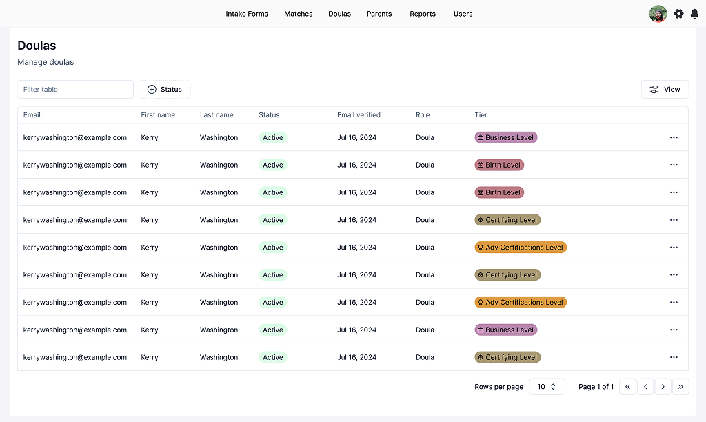 DoulaConnect - Admin Features3
