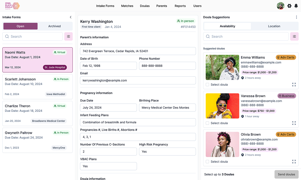 DoulaConnect - Admin Features4